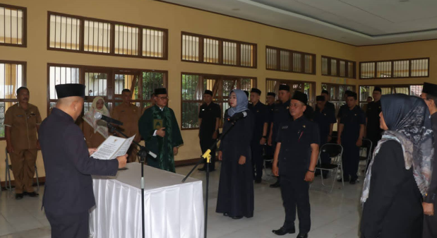 Puluhan Kepala Sekolah Dilantik, Simak Amanat Wabup Sukabumi 